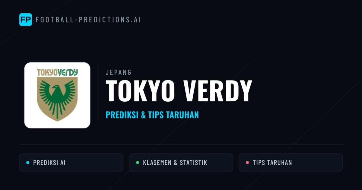 Tokyo Verdy Prediksi & Statistik Piala Dunia