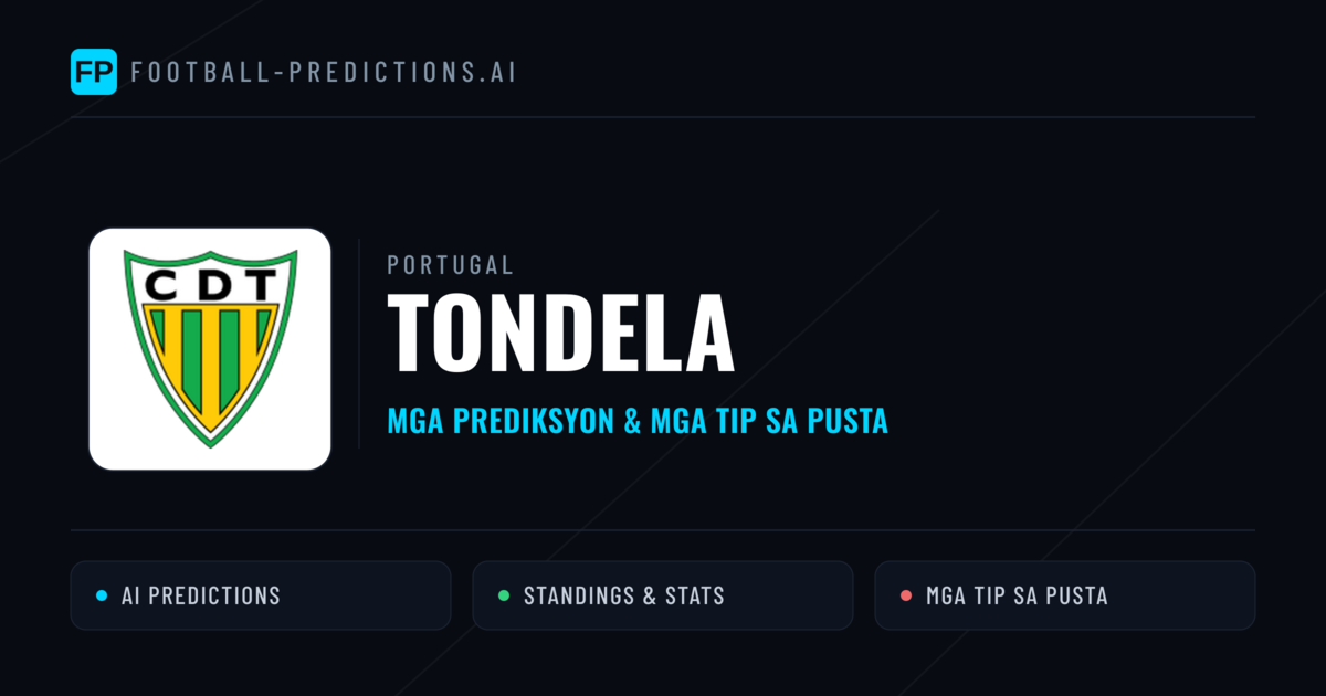 Tondela Predictions & Stats