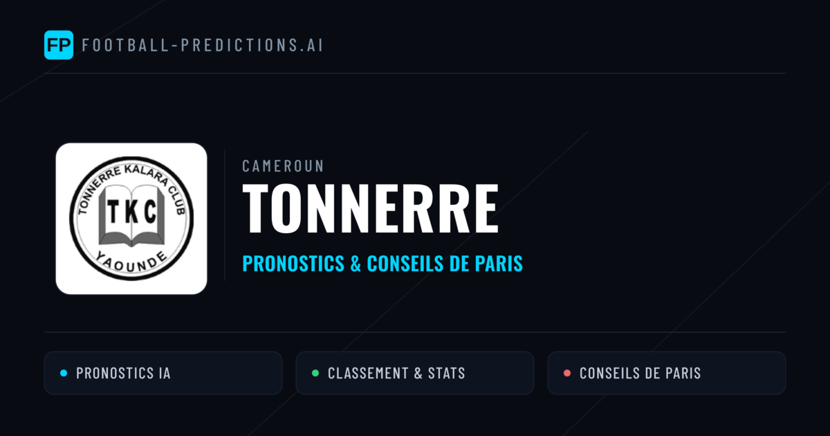 Tonnerre Pronostics & Statistiques