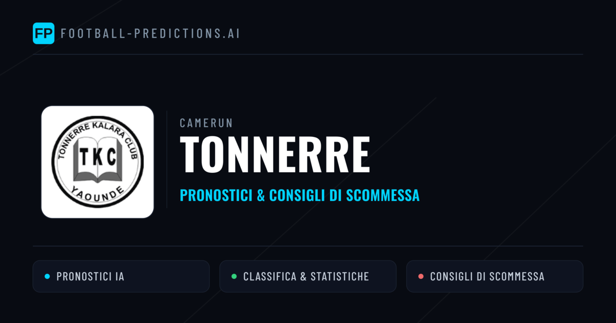 Pronostici e Statistiche Tonnerre