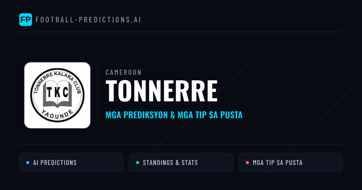 Tonnerre Predictions & Stats
