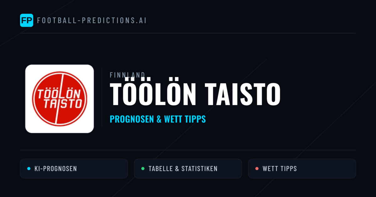 Töölön Taisto Prognosen & Statistiken