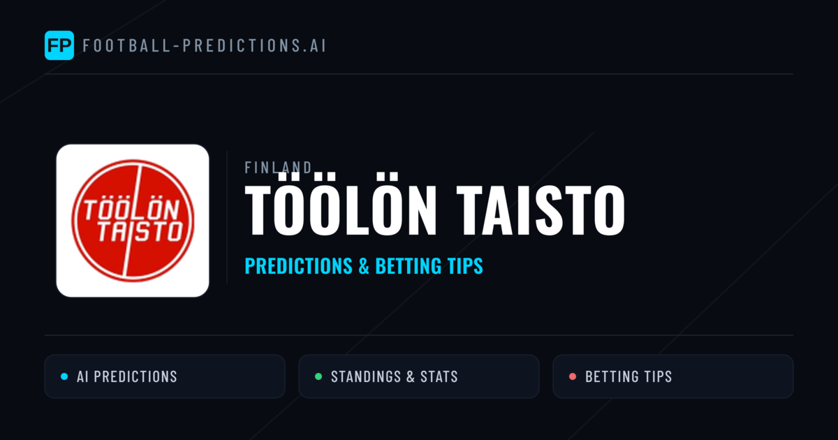 Töölön Taisto Predictions & Stats
