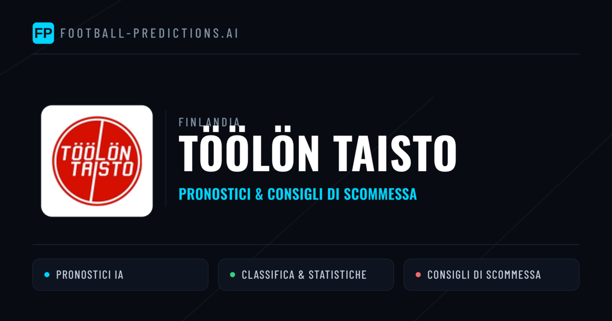 Pronostici e Statistiche Töölön Taisto