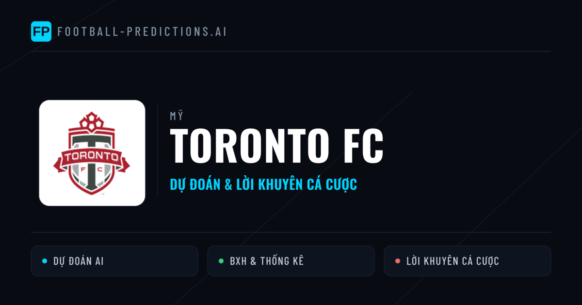 Toronto FC Dự đoán & Thống kê