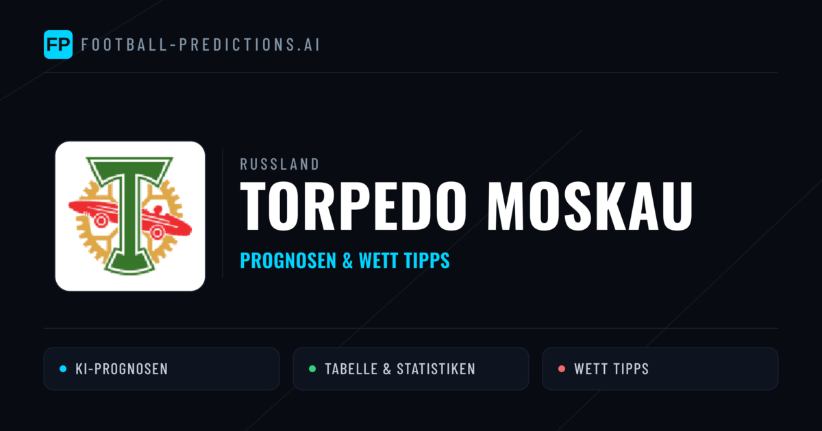 Torpedo Moskau Prognosen & Statistiken