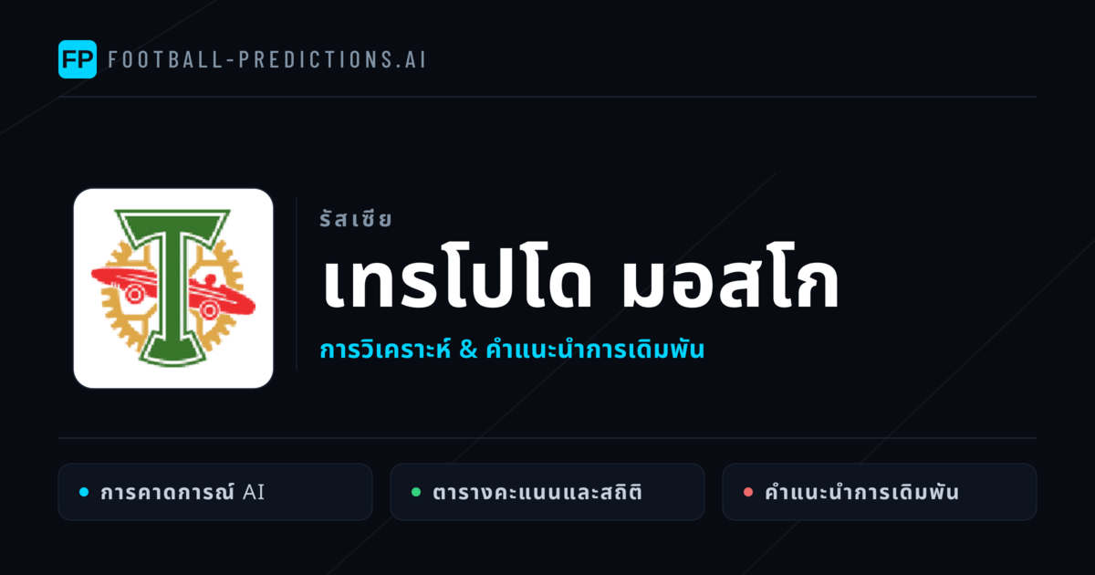 เทรโปโด มอสโก การวิเคราะห์และสถิติ