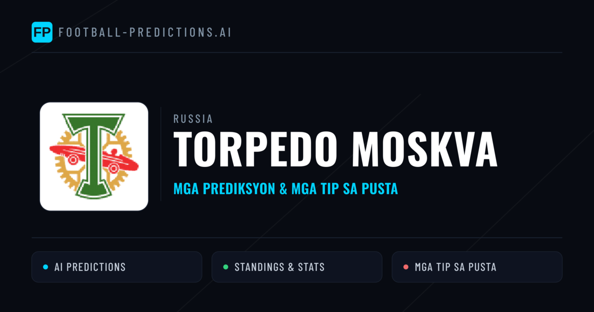 Torpedo Moskva Predictions & Stats