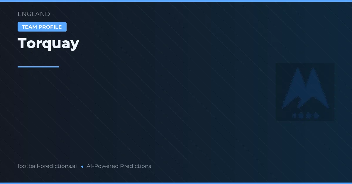Torquay Pronostics & Statistiques