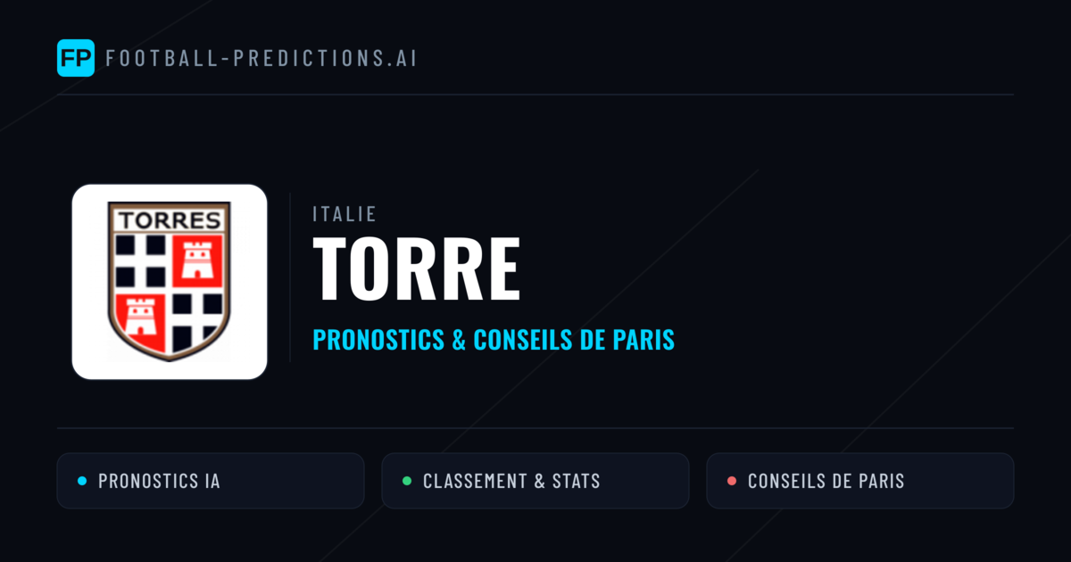 Torre Pronostics & Statistiques