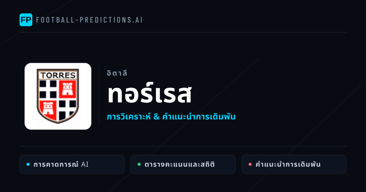 ทอร์เรส การวิเคราะห์และสถิติ