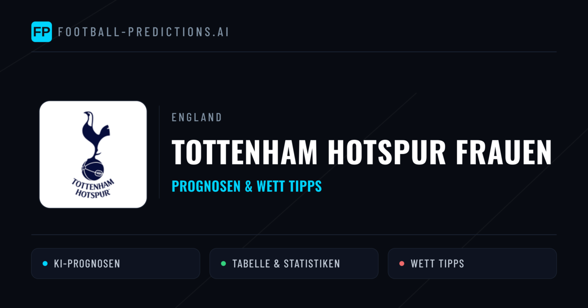 Tottenham Hotspur Frauen Prognosen & Statistiken