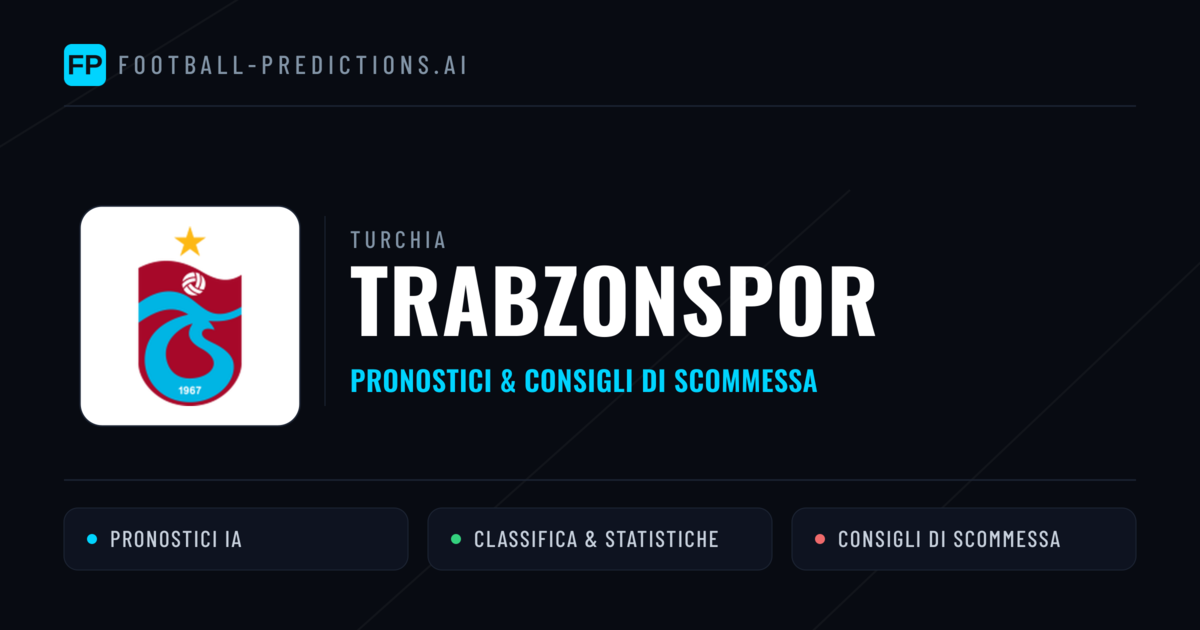 Pronostici e Statistiche Trabzonspor