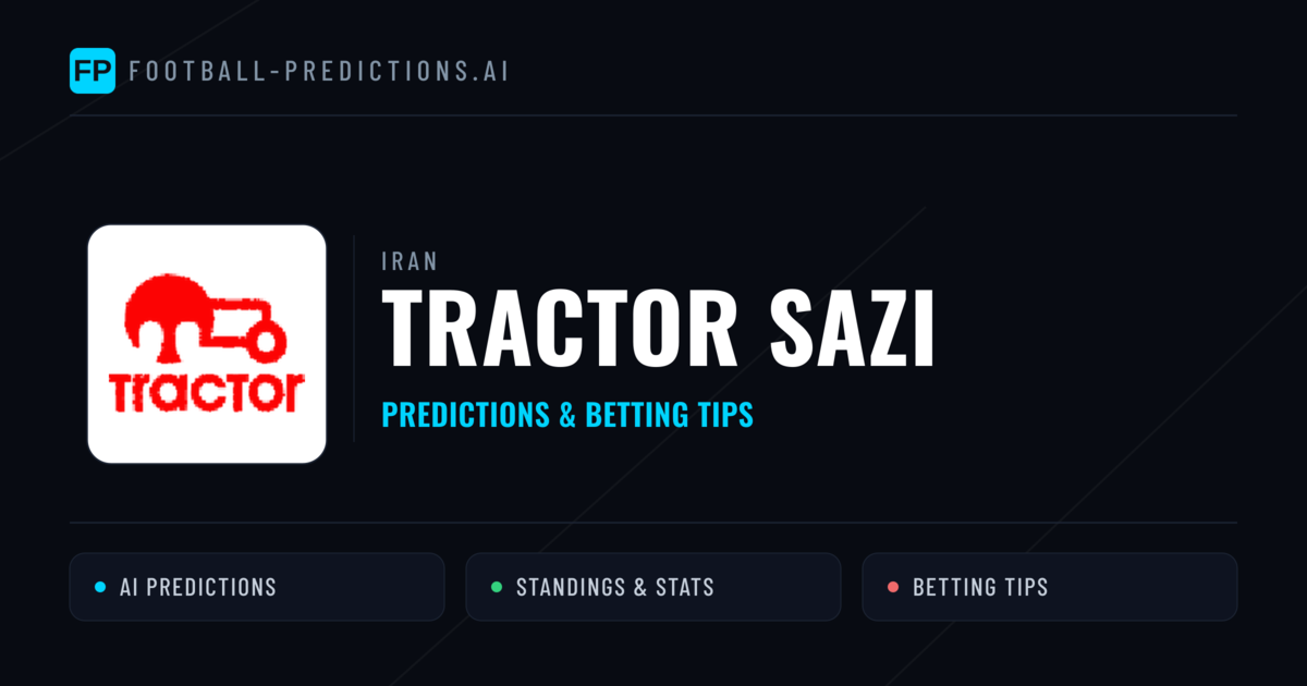 Tractor Sazi Predictions & Stats