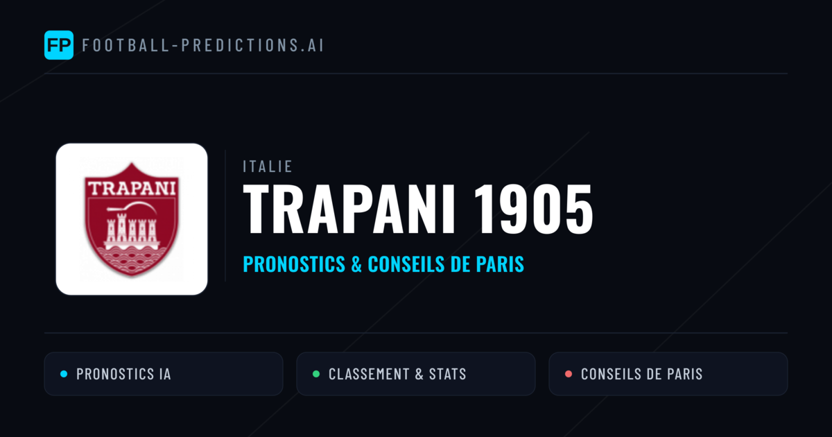 Trapani 1905 Pronostics & Statistiques