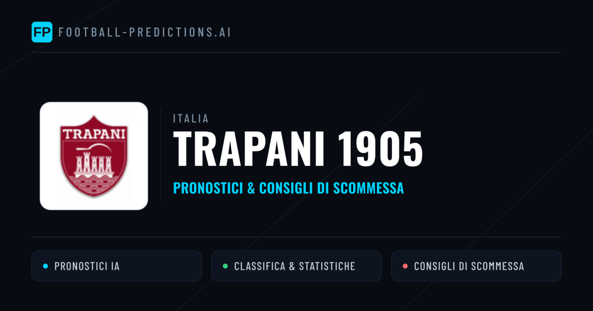 Pronostici e Statistiche Trapani 1905