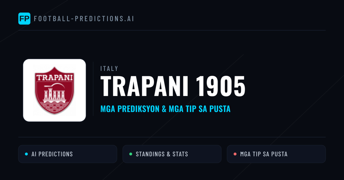 Trapani 1905 Predictions & Stats