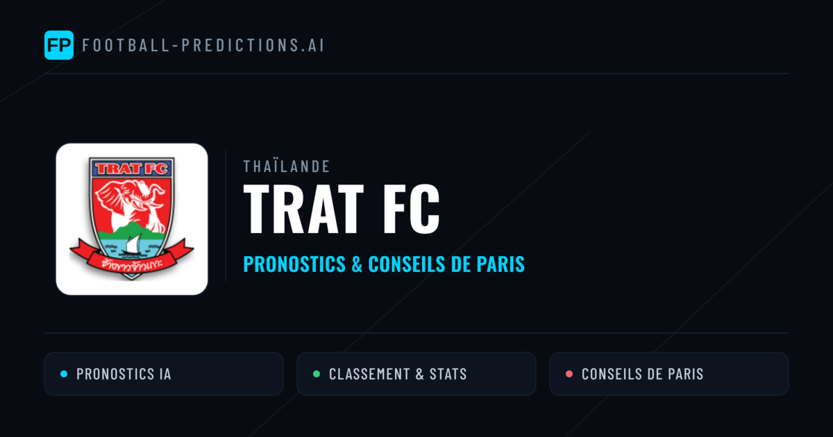 Trat FC Pronostics & Statistiques
