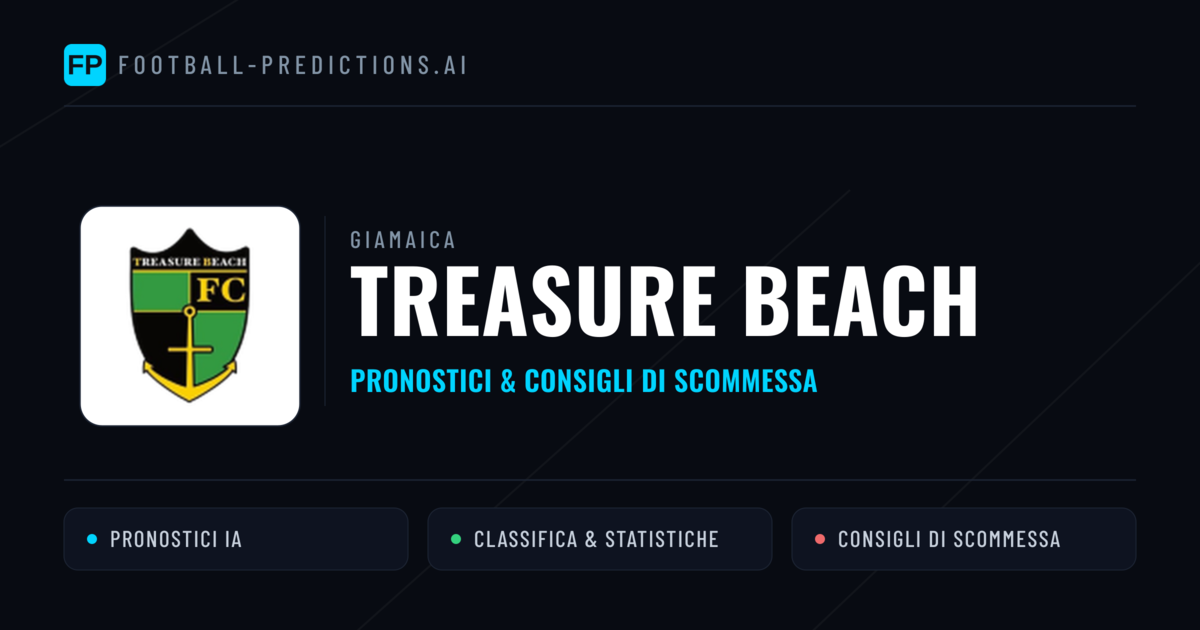 Pronostici e Statistiche Treasure Beach