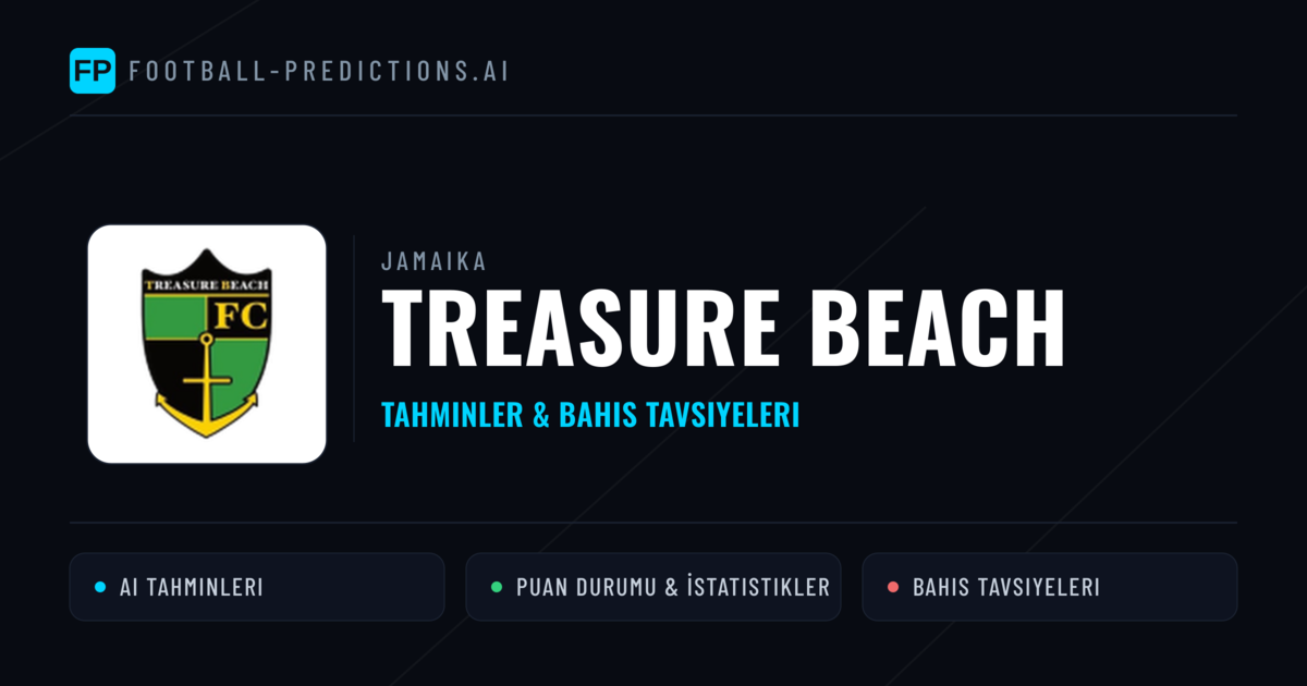 Treasure Beach Tahminleri & İstatistikler