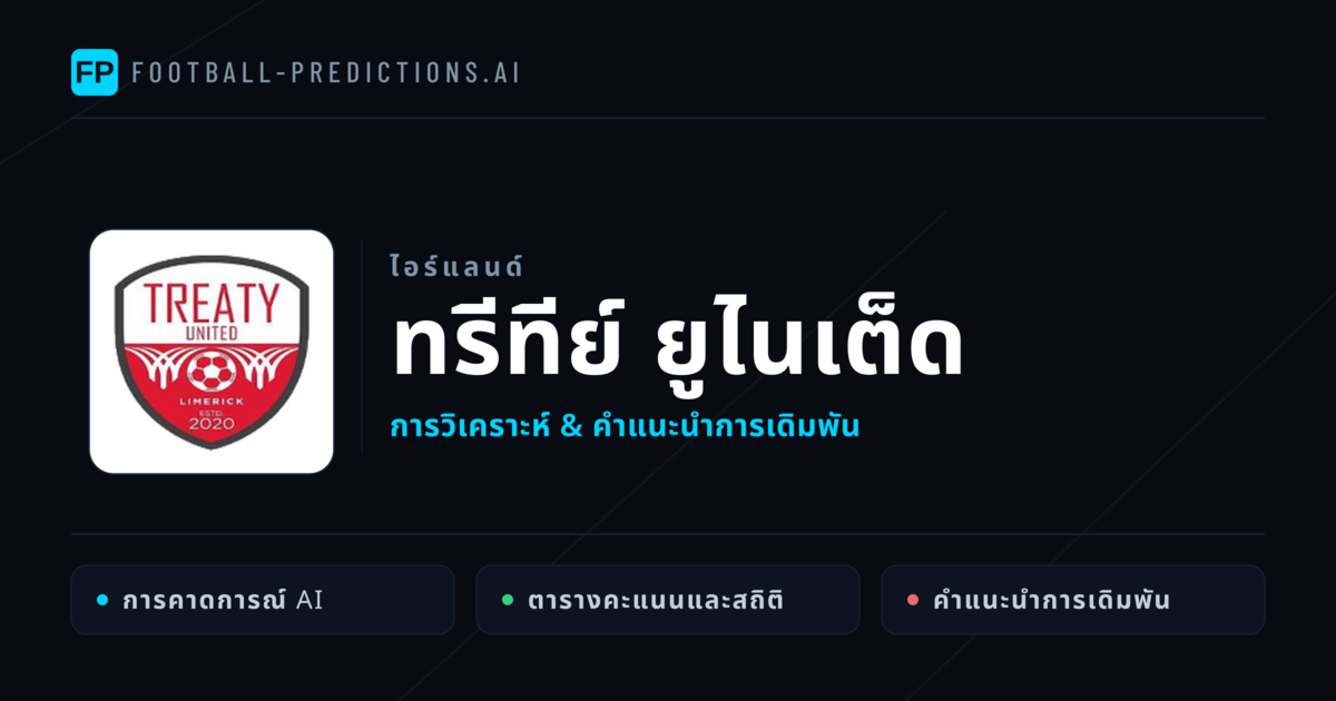 ทรีทีย์ ยูไนเต็ด การวิเคราะห์และสถิติ