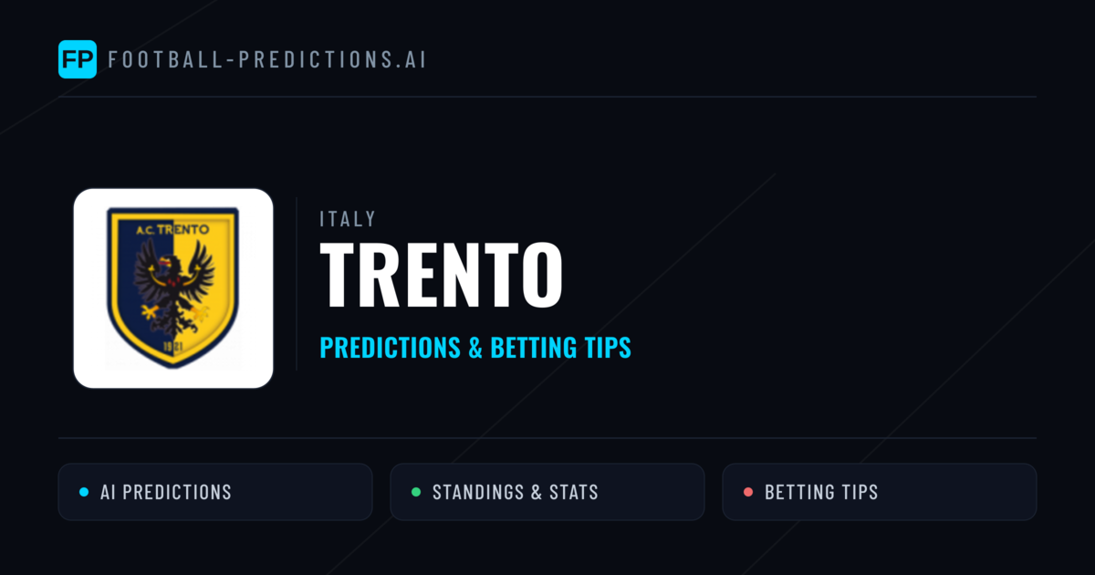 Trento Predictions & Stats