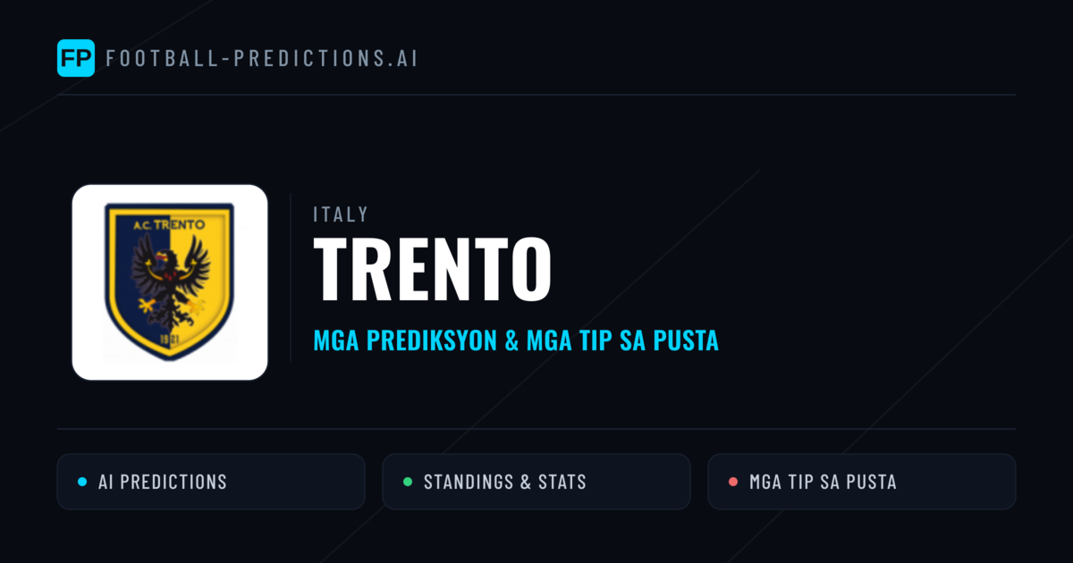 Trento Predictions & Stats