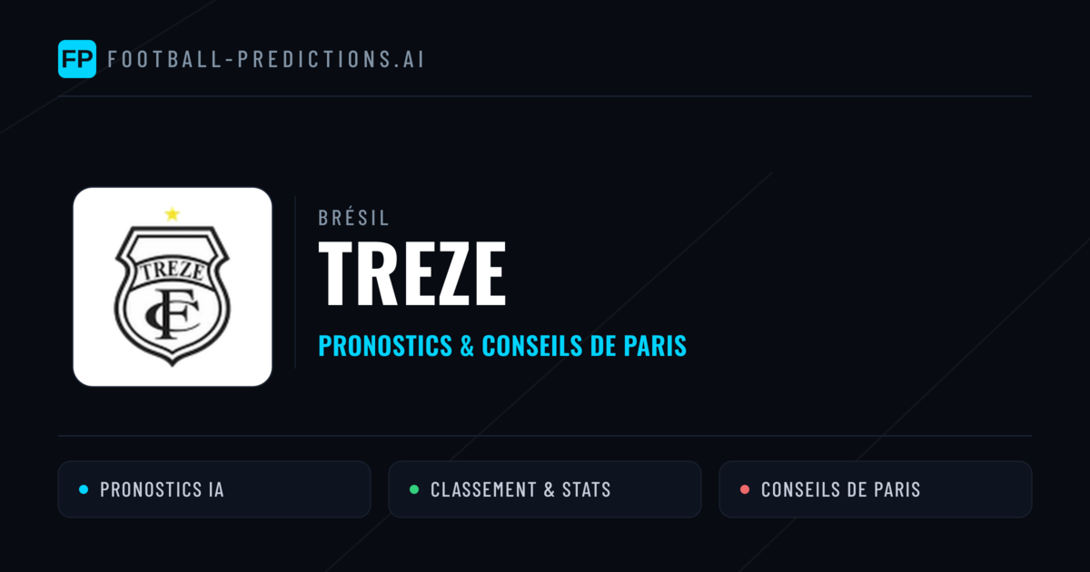 Treze Pronostics & Statistiques