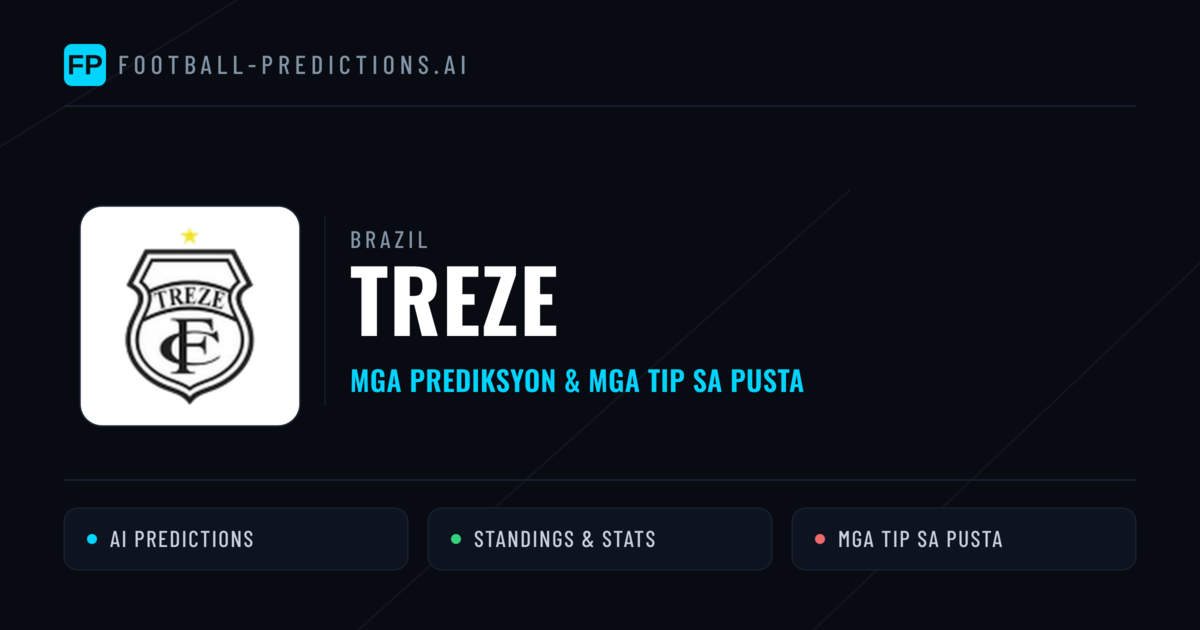 Treze Predictions & Stats