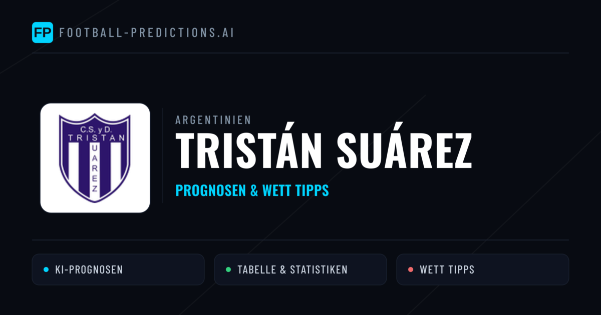 Tristán Suárez Prognosen & Statistiken