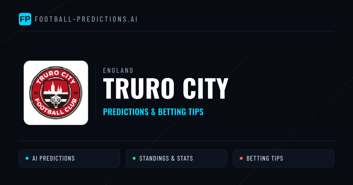 Truro City Predictions & Stats