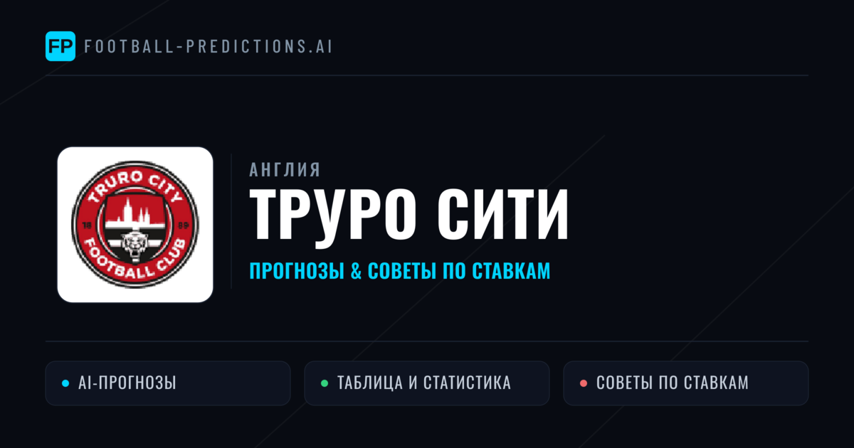 Труро Сити прогнозы и статистика