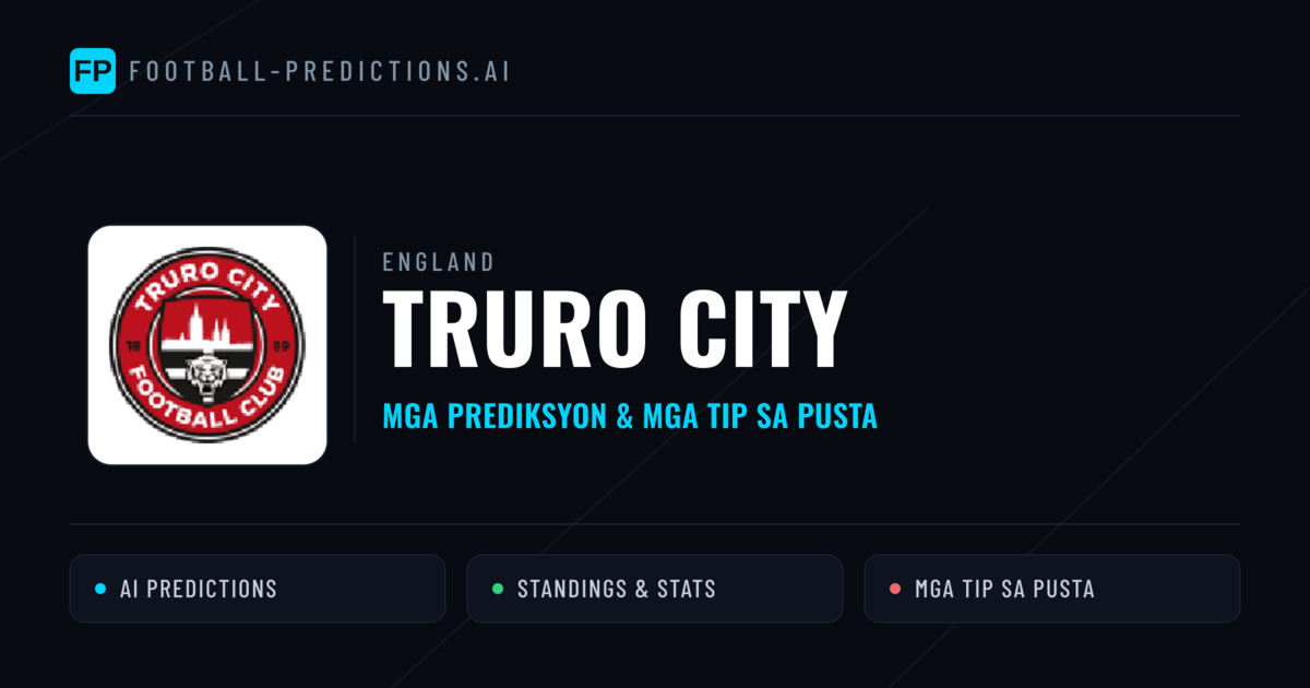 Truro City Predictions & Stats