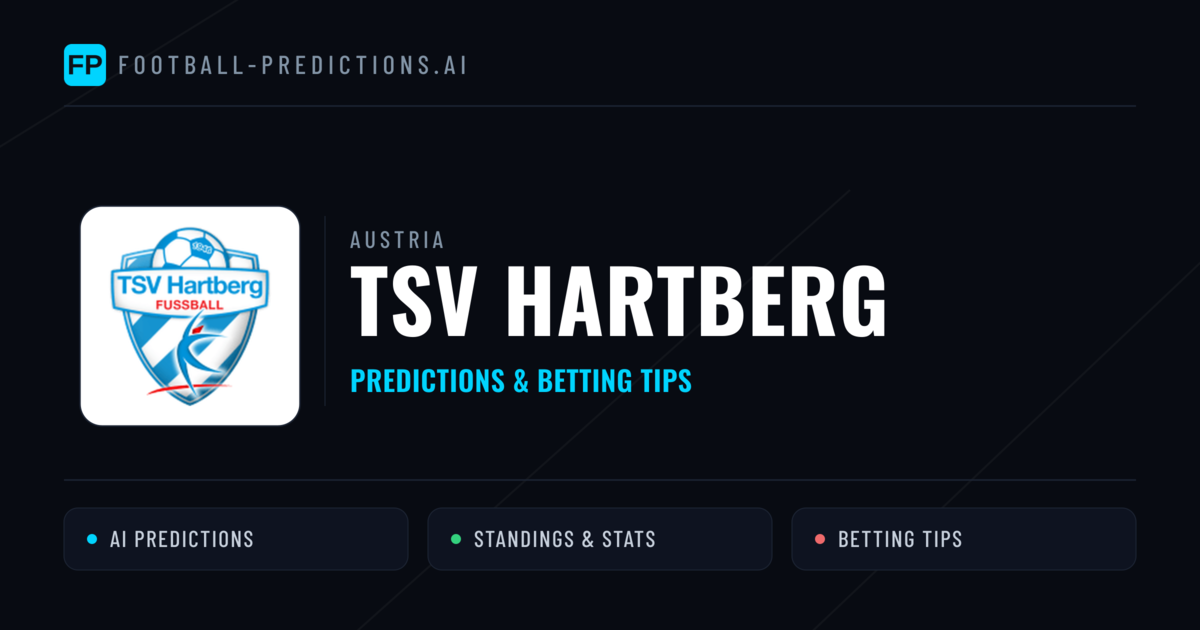 TSV Hartberg Predictions & Stats