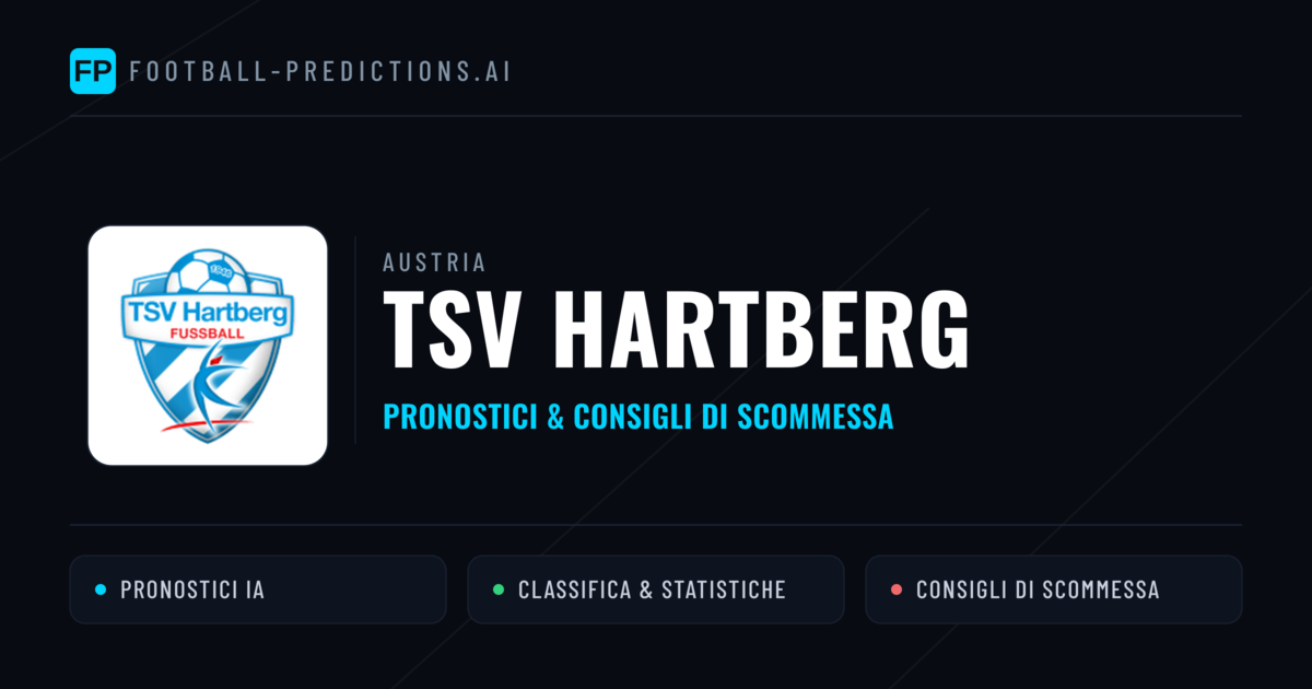 Pronostici e Statistiche TSV Hartberg