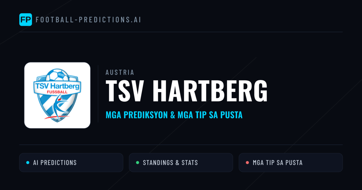 TSV Hartberg Predictions & Stats