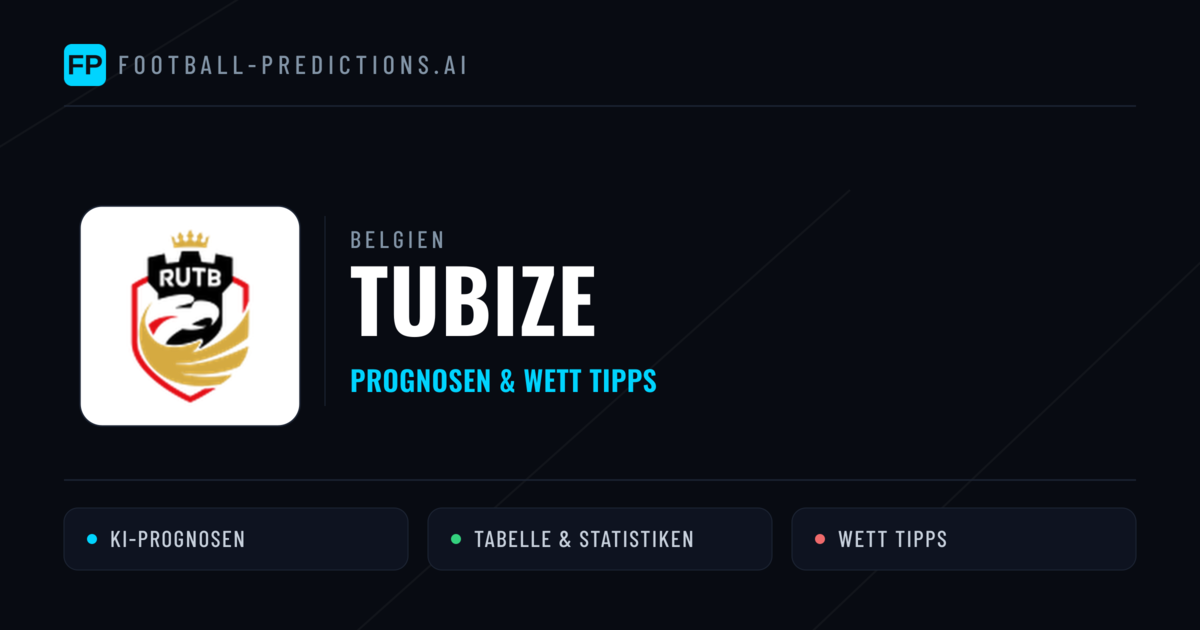 Tubize Prognosen & Statistiken
