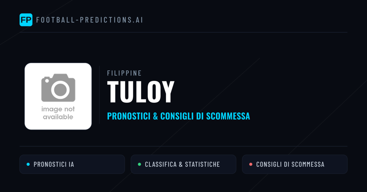 Pronostici e Statistiche Tuloy