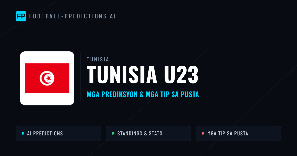 Tunisia U23 Predictions & Stats