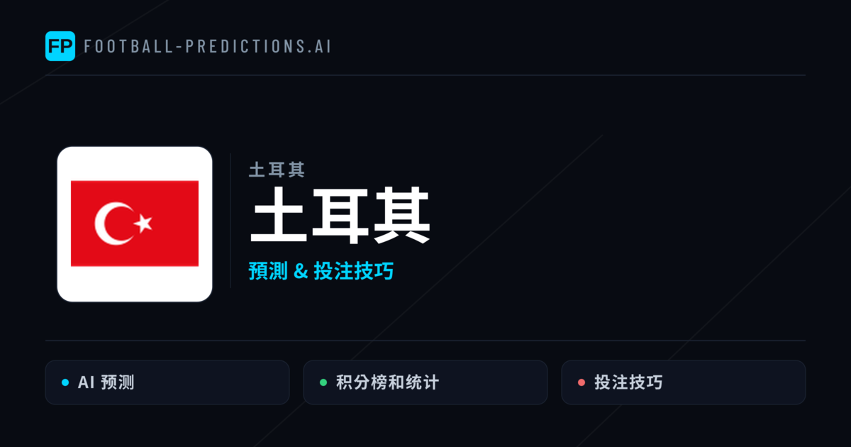 土耳其 運彩分析｜足球預測與數據