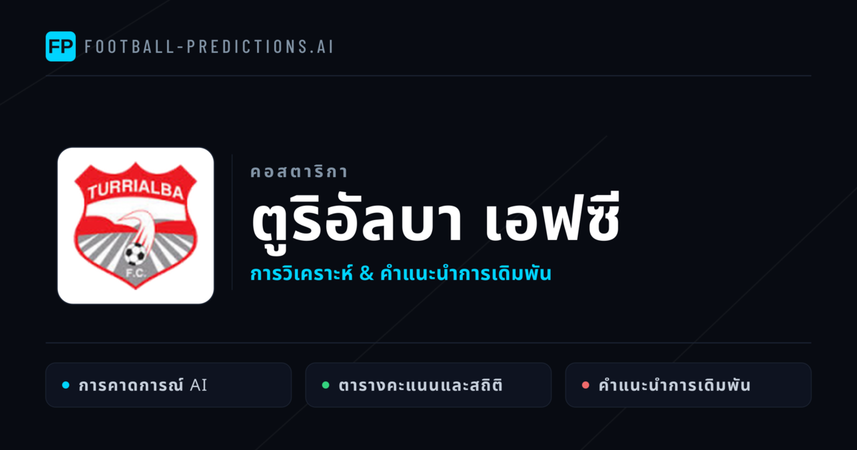 ตูริอัลบา เอฟซี การวิเคราะห์และสถิติ