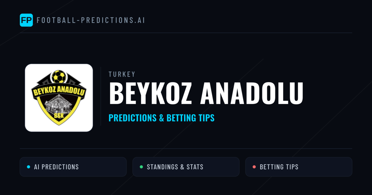 Beykoz Anadolu Predictions & Stats
