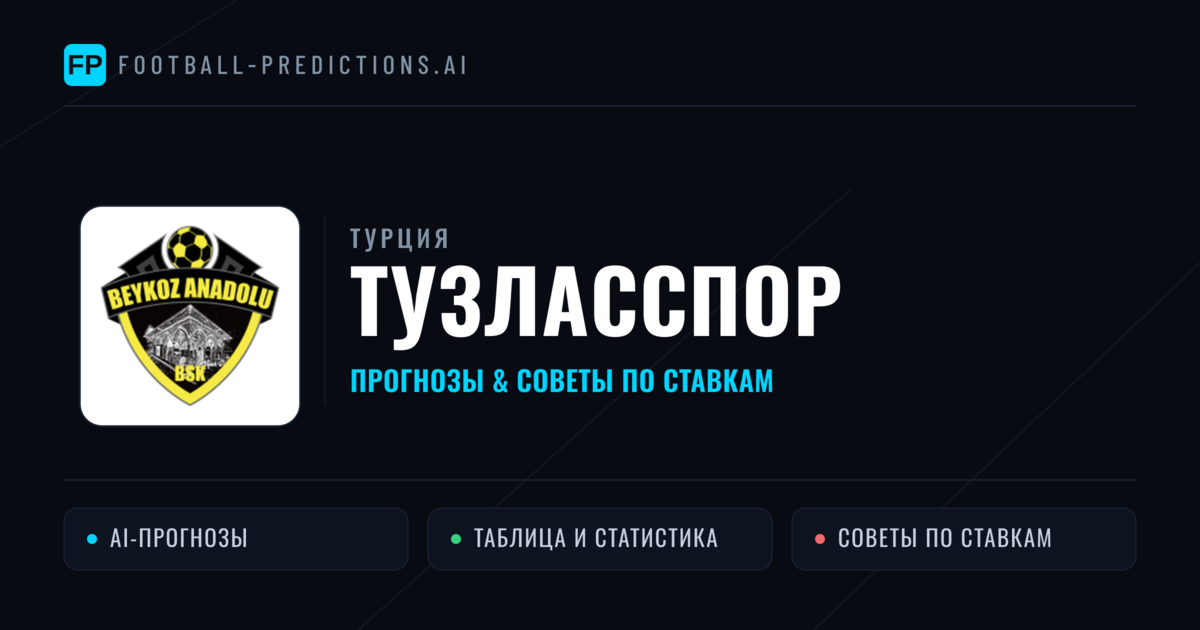 Тузласспор прогнозы и статистика