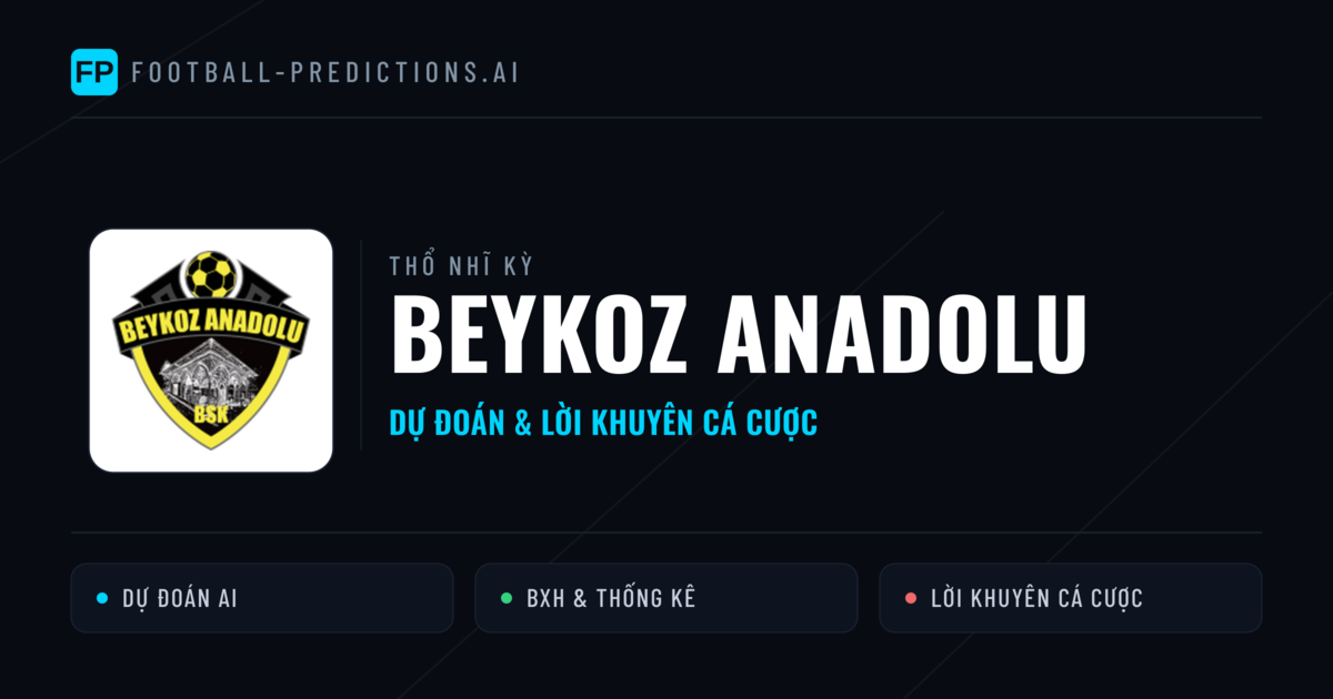 Beykoz Anadolu Dự đoán & Thống kê