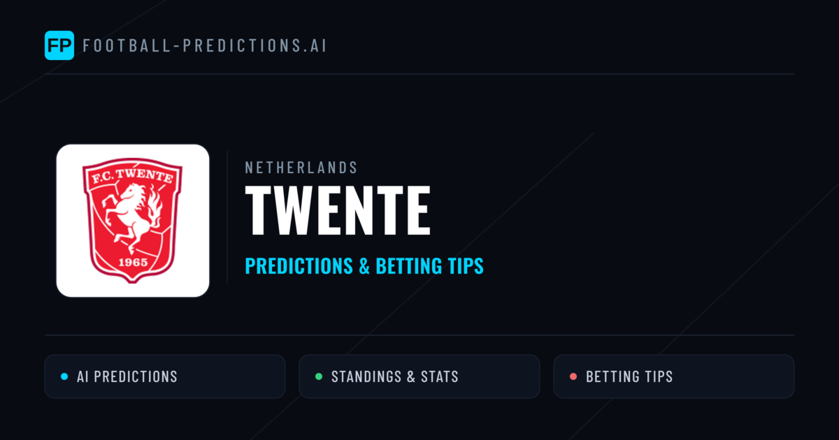 Twente Predictions & Stats