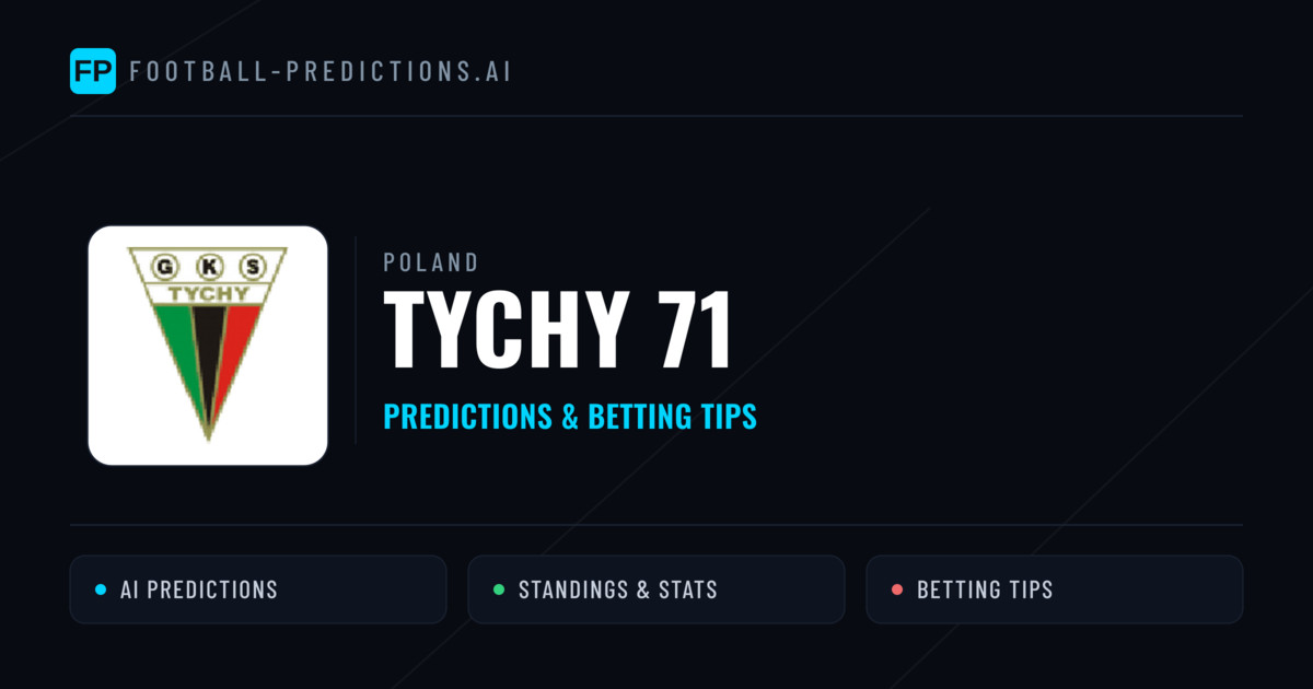 Tychy 71 Predictions & Stats