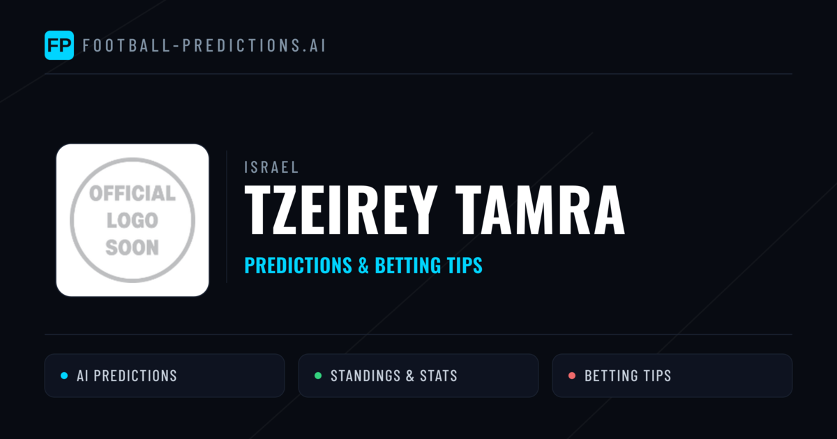 Tzeirey Tamra Predictions & Stats
