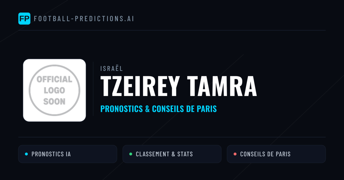 Tzeirey Tamra Pronostics & Statistiques