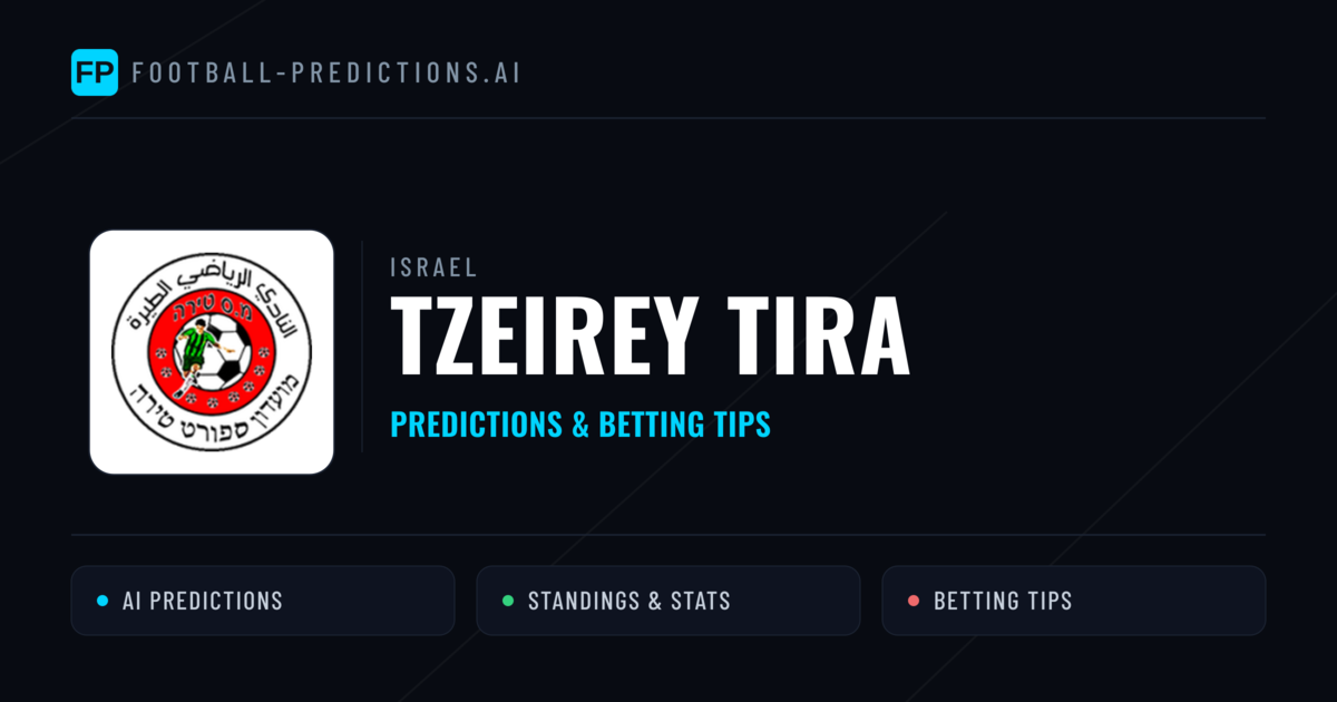 Tzeirey Tira Predictions & Stats