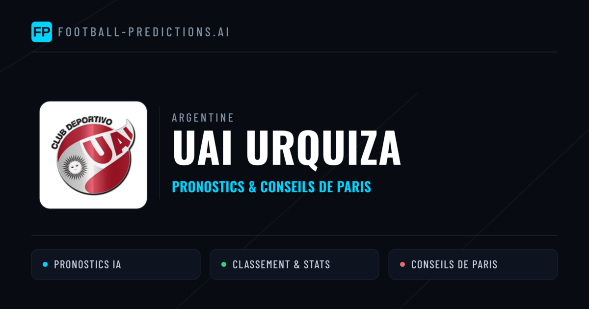 UAI Urquiza Pronostics & Statistiques